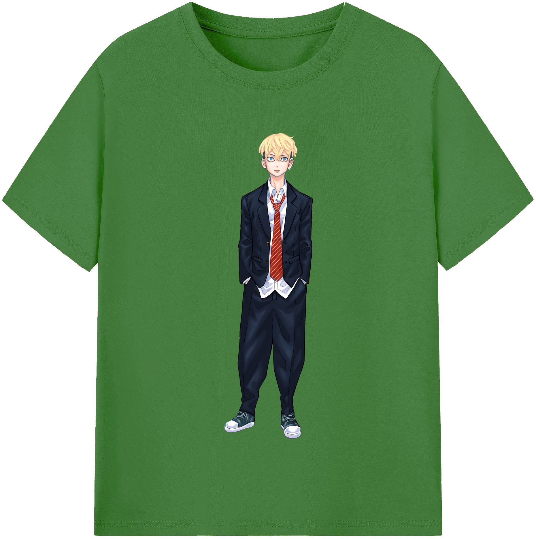 （画像用） 東京リベンジャーズ Tokyo Revengers レディースカジュアルプリントTシャツ（綿100％）